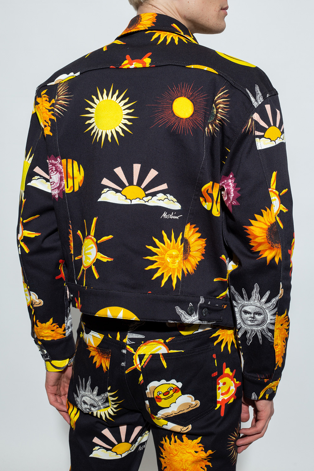 Moschino smiley discount jacket